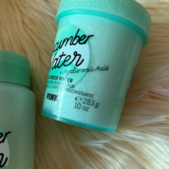 Pink Victoria’s Secret Cucumber Water Body Scrub And Lotion - Picture 5 of 6